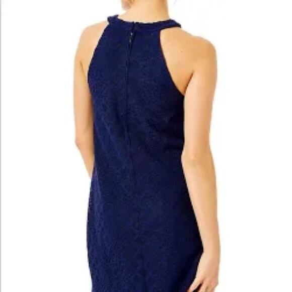 Lilly Pulitzer Rayanne True Navy Shift Dress Size XS - Picture 3 of 15